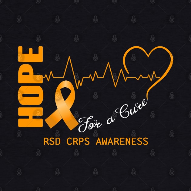 Hope For A Cure RSD CRPS Awareness Support RSD CRPS Warrior Gifts by ThePassion99